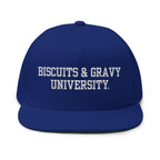 BOOKSTORE Collection - Flat Bill Cap with White Embroidered Lettering