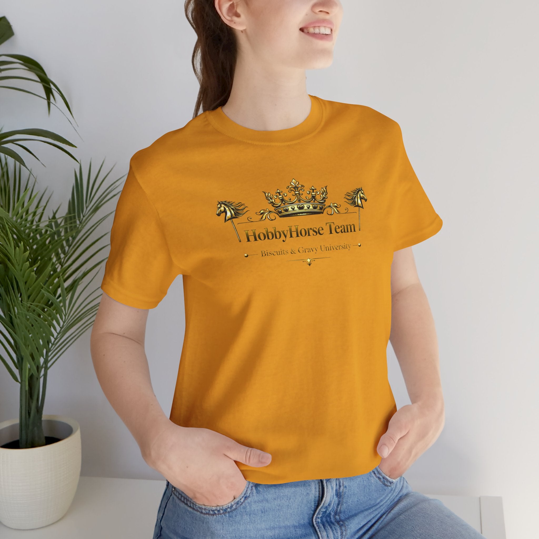 B&G HOBBYHORSE - Team Crown Tee — Equestrian Hobby Horse Riding Shirt
