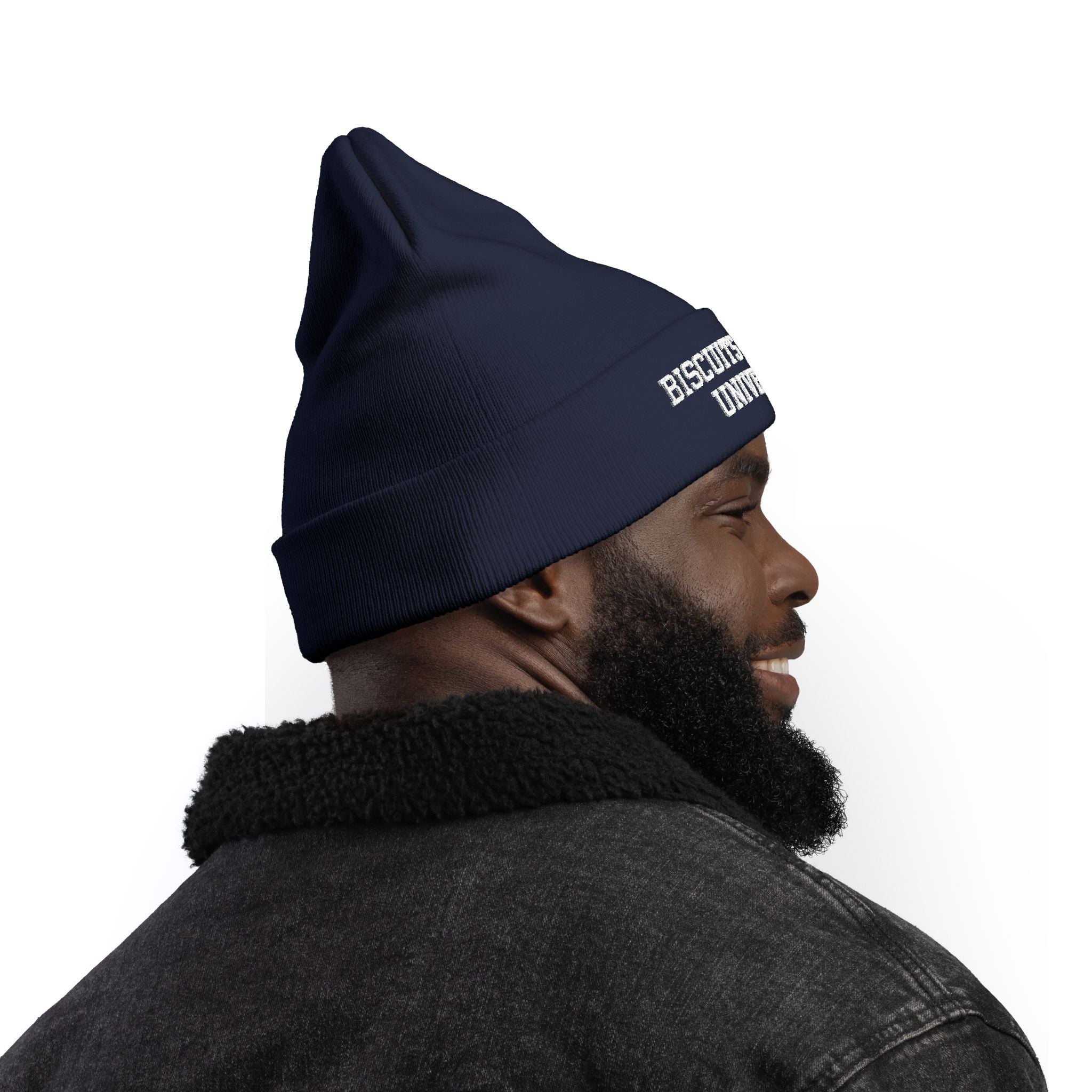 BOOKSTORE Collection - Beanie with White Embroidered Lettering