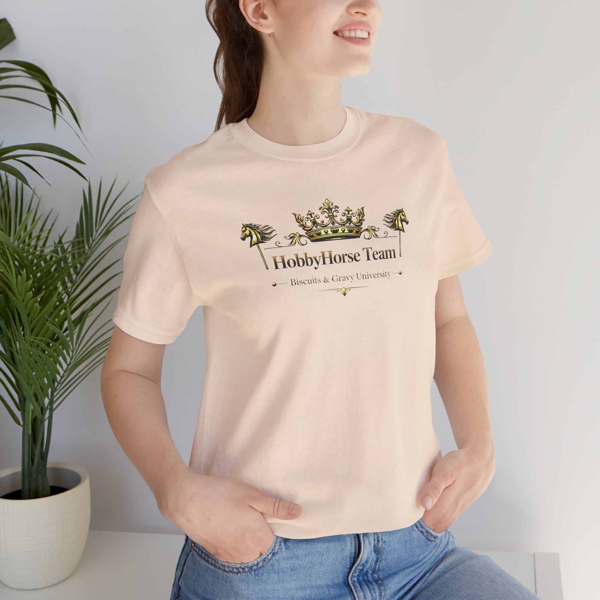 B&G HOBBYHORSE - Team Crown Tee — Equestrian Hobby Horse Riding Shirt