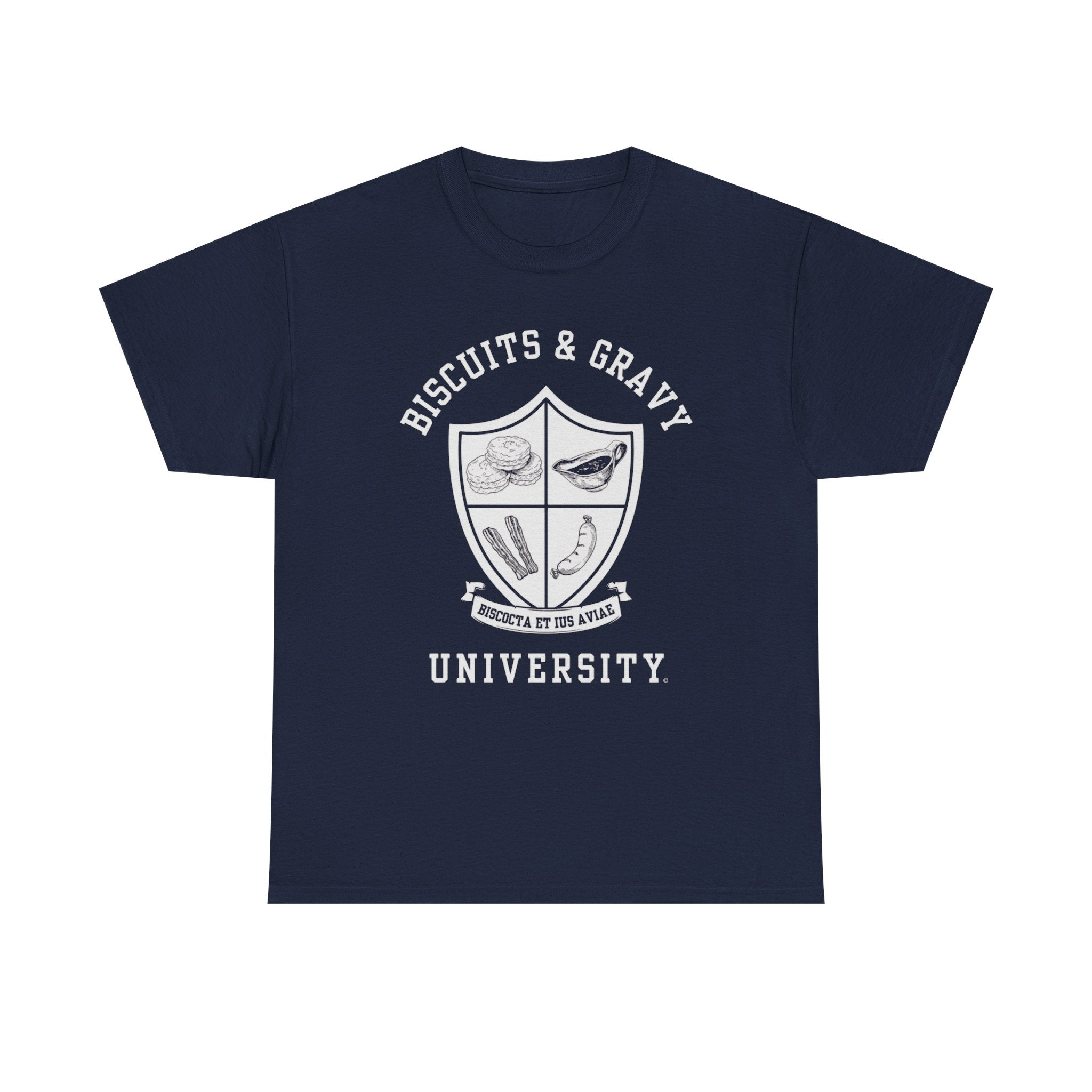 B&G Crest T-Shirt - Biscuits & Gravy University