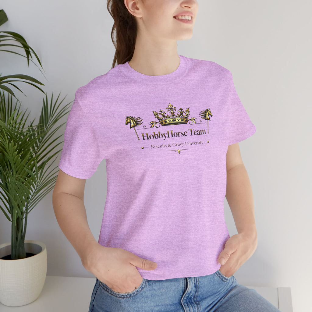 B&G HOBBYHORSE - Team Crown Tee — Equestrian Hobby Horse Riding Shirt