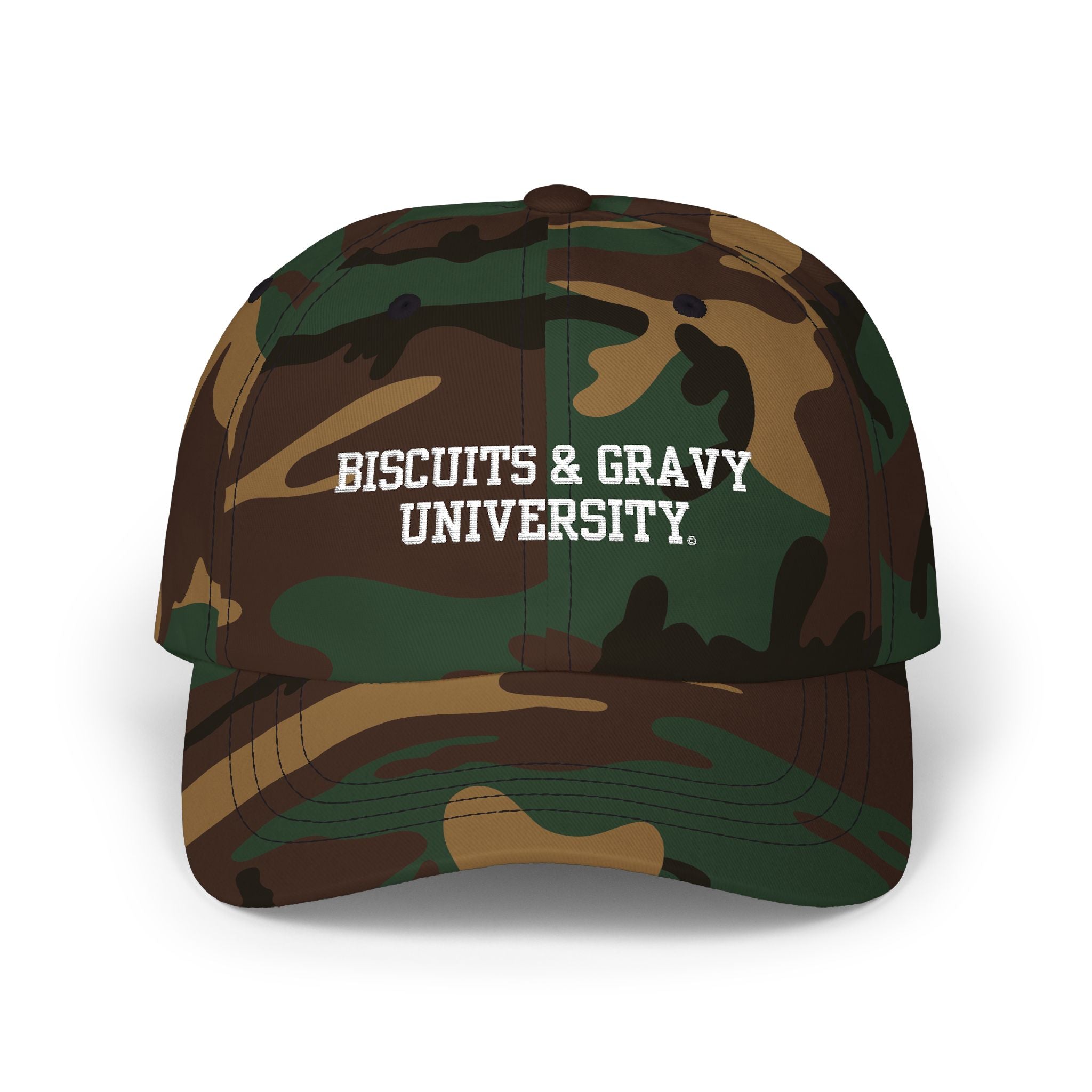 BOOKSTORE Collection - Dad Cap with Embroidered Lettering/Camouflage
