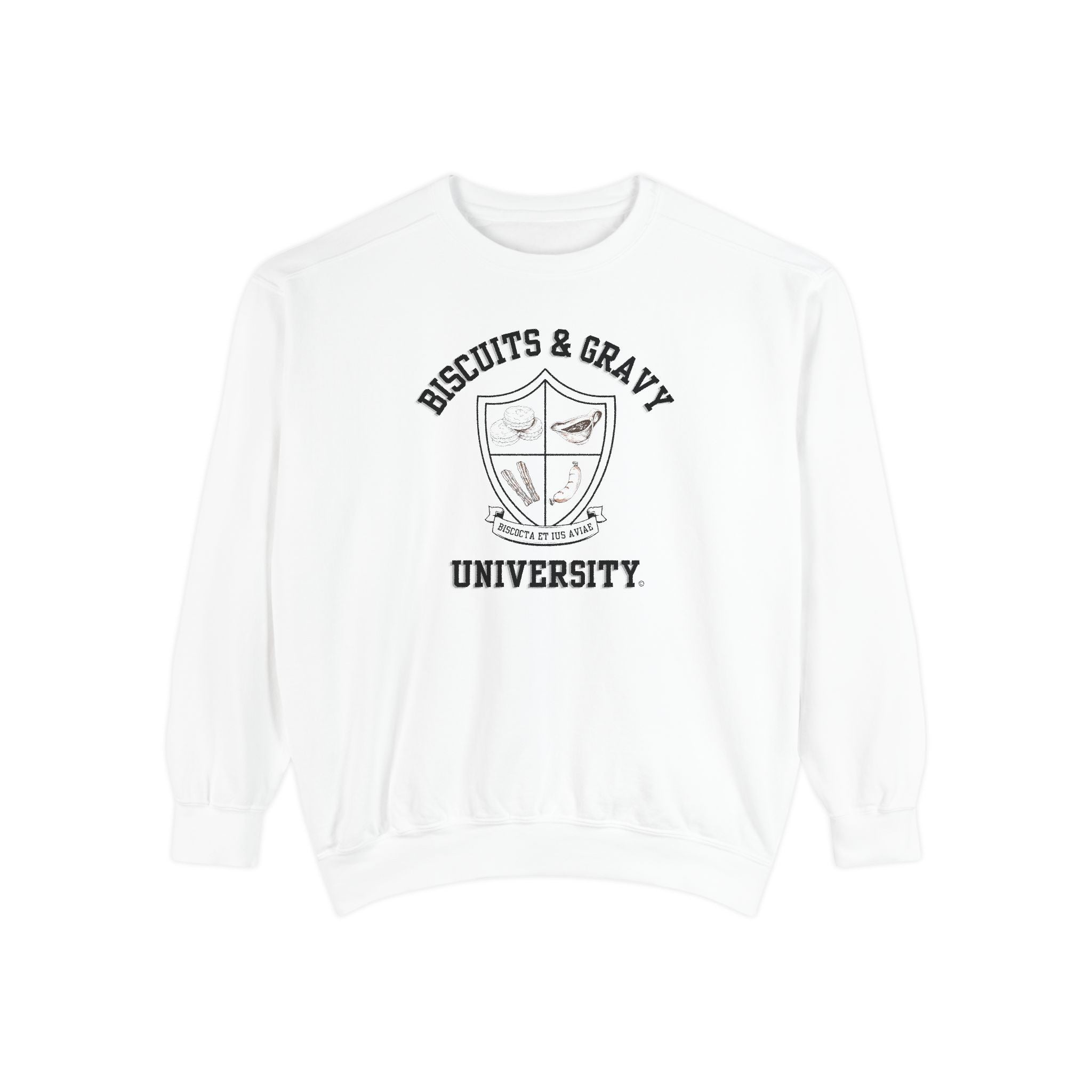 B&G Crest Sweatshirt - Biscuits & Gravy University