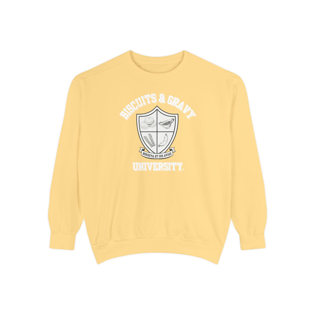 B&G Crest Sweatshirt - Biscuits & Gravy University