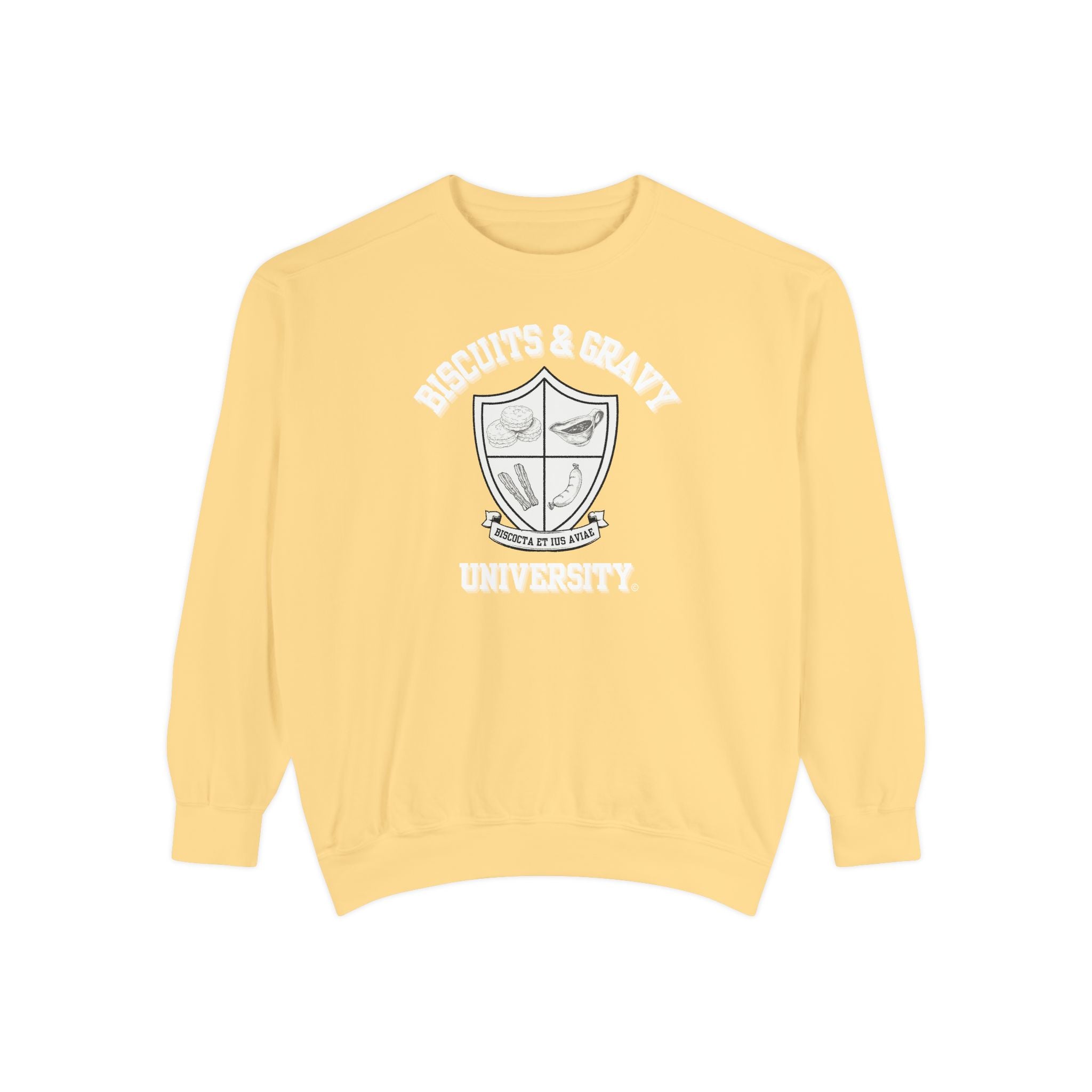 B&G Crest Sweatshirt - Biscuits & Gravy University
