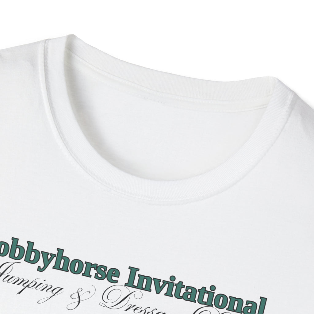 B&G HOBBYHORSE 'Hobbyhorse Invitational' T‑Shirt — Talk Derby To Me;  Horse Riding Tee