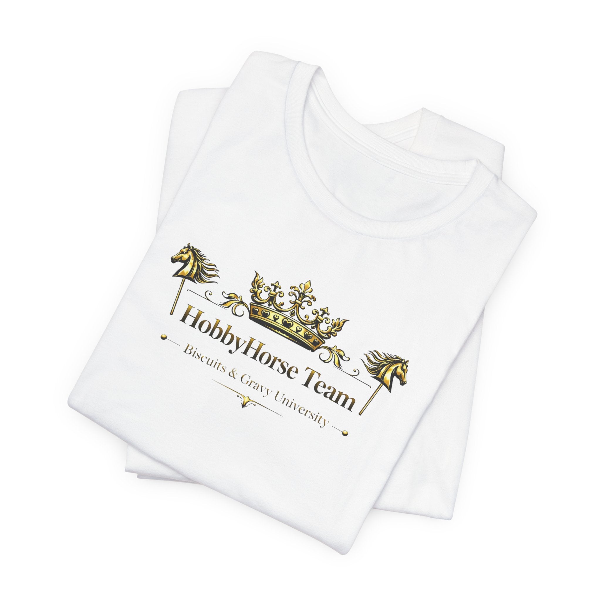 B&G HOBBYHORSE - Team Crown Tee — Equestrian Hobby Horse Riding Shirt