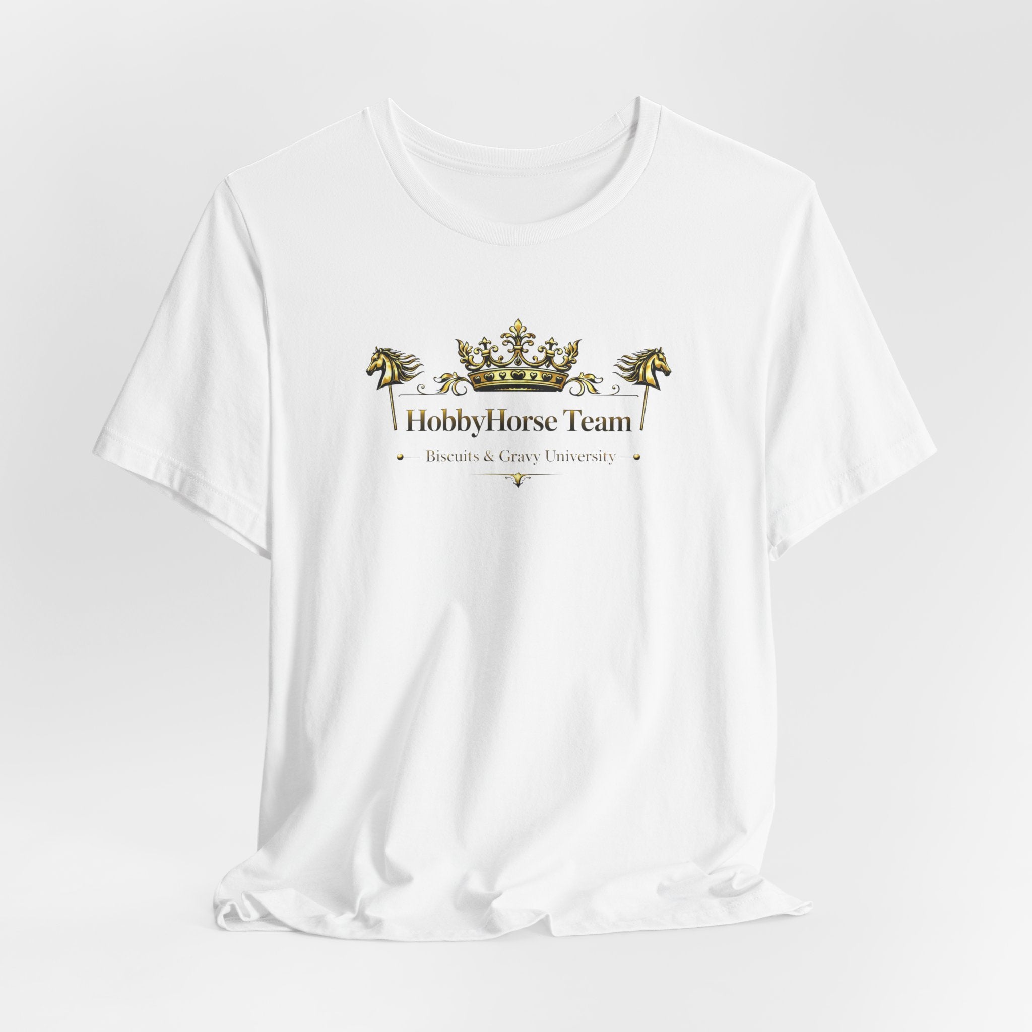 B&G HOBBYHORSE - Team Crown Tee — Equestrian Hobby Horse Riding Shirt