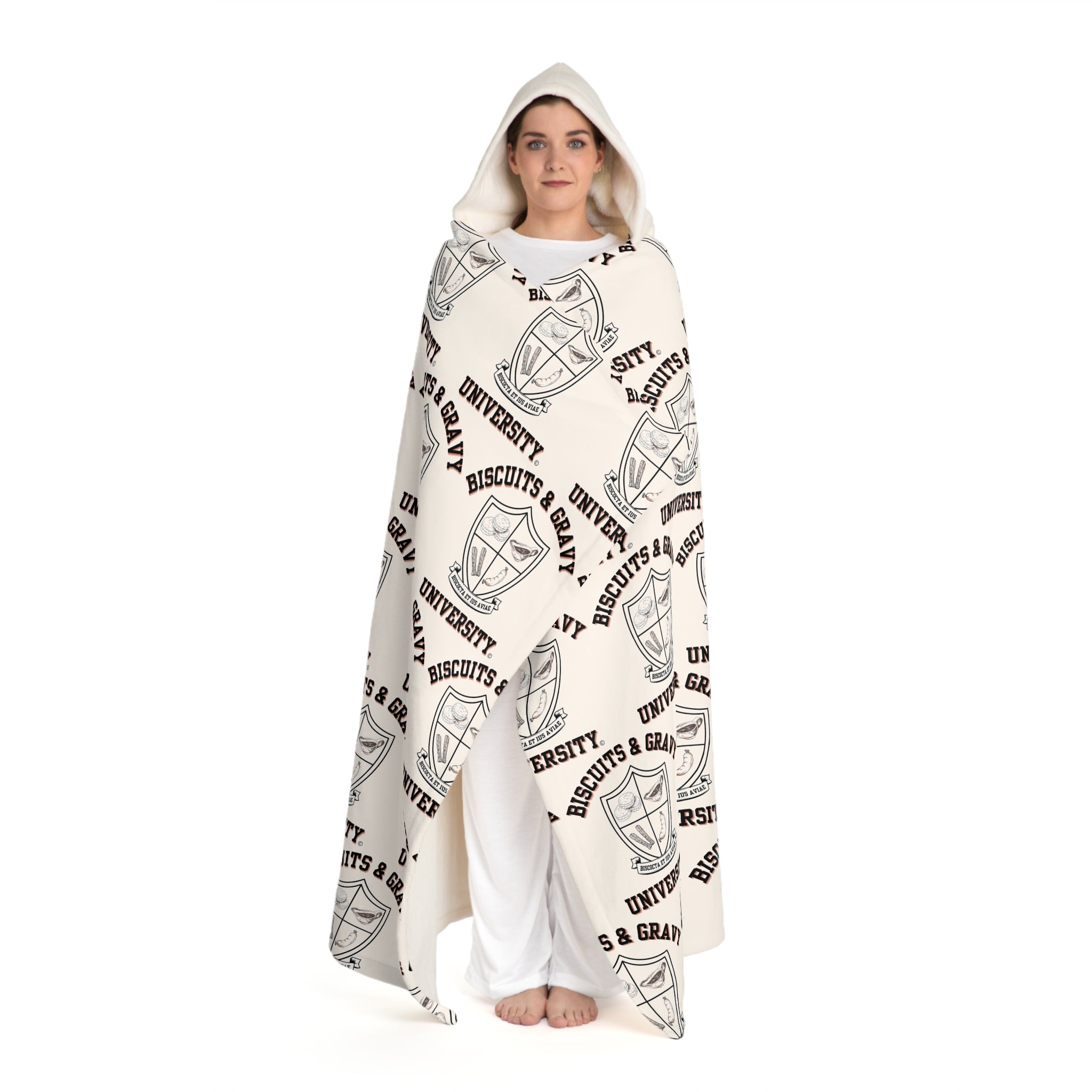 HOME Collection - Blanket; Sherpa Hooded Blanket