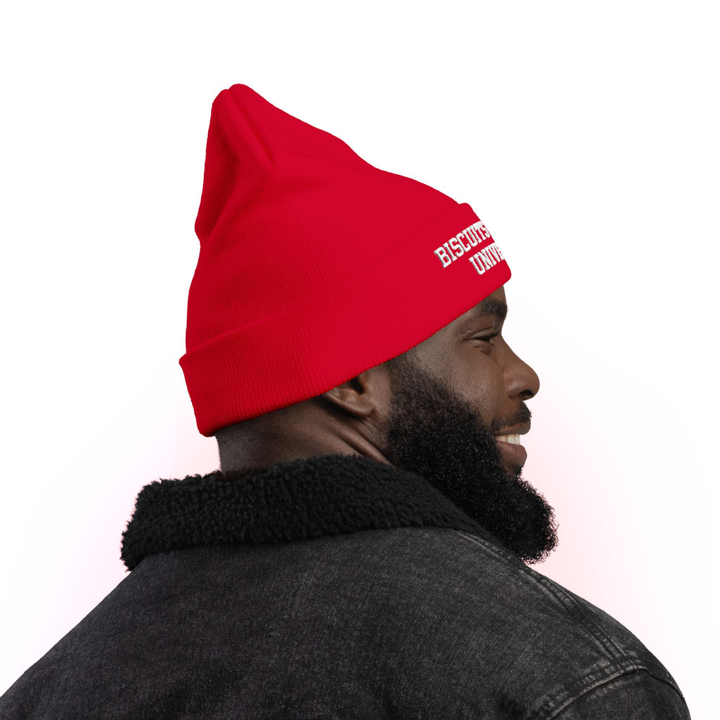 BOOKSTORE Collection - Beanie with White Embroidered Lettering