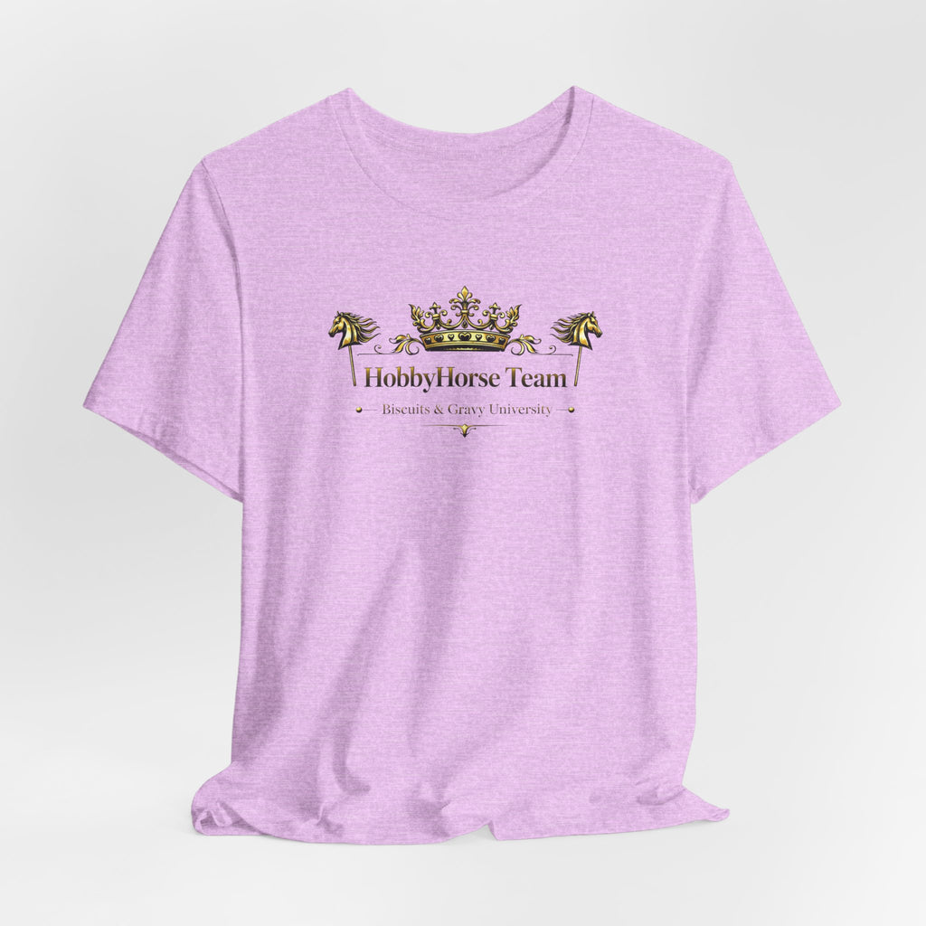 B&G HOBBYHORSE - Team Crown Tee — Equestrian Hobby Horse Riding Shirt