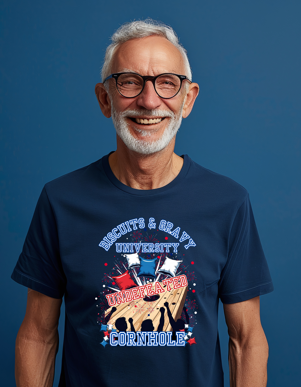 B&G UNDEFEATED Cornhole T-Shirt