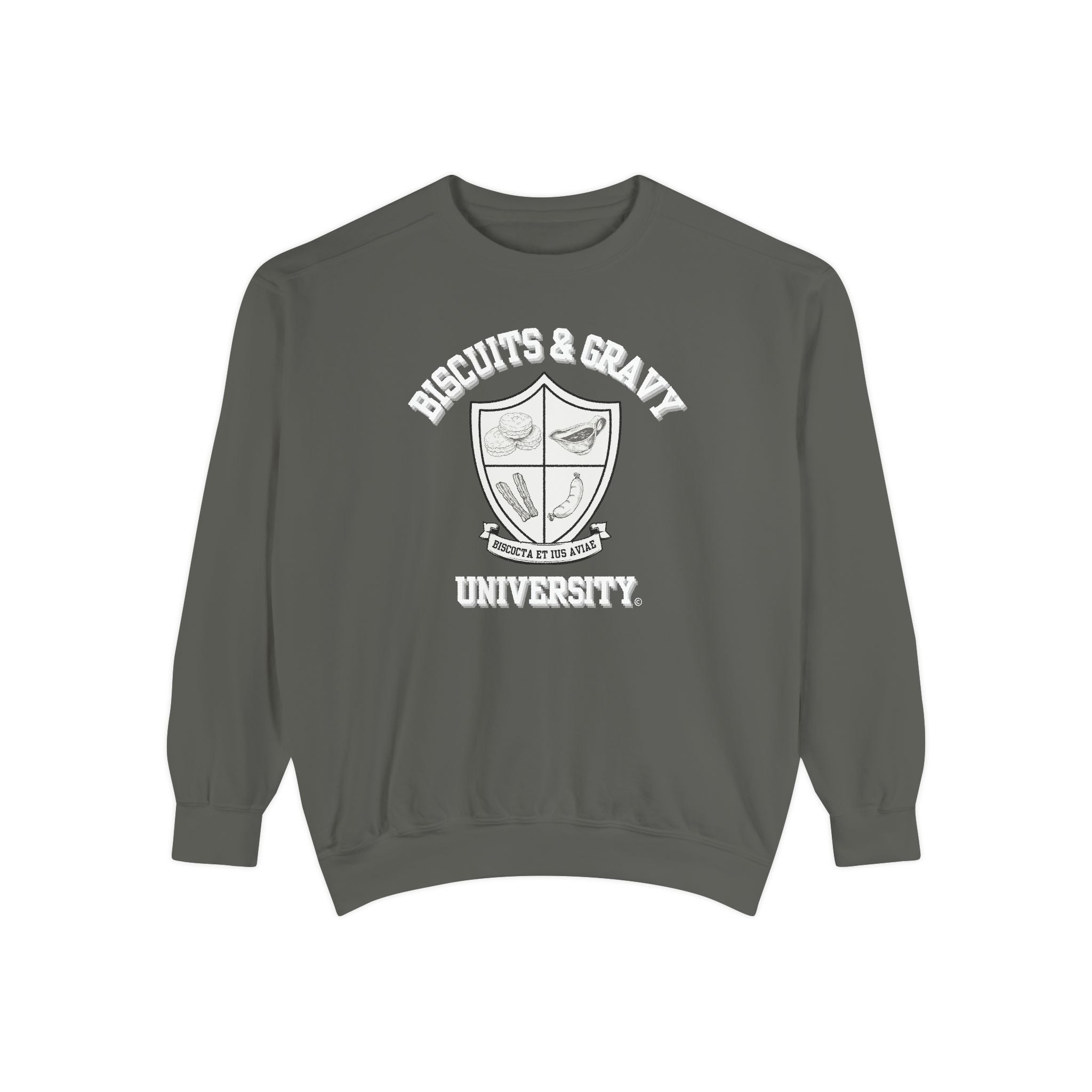 B&G Crest Sweatshirt - Biscuits & Gravy University