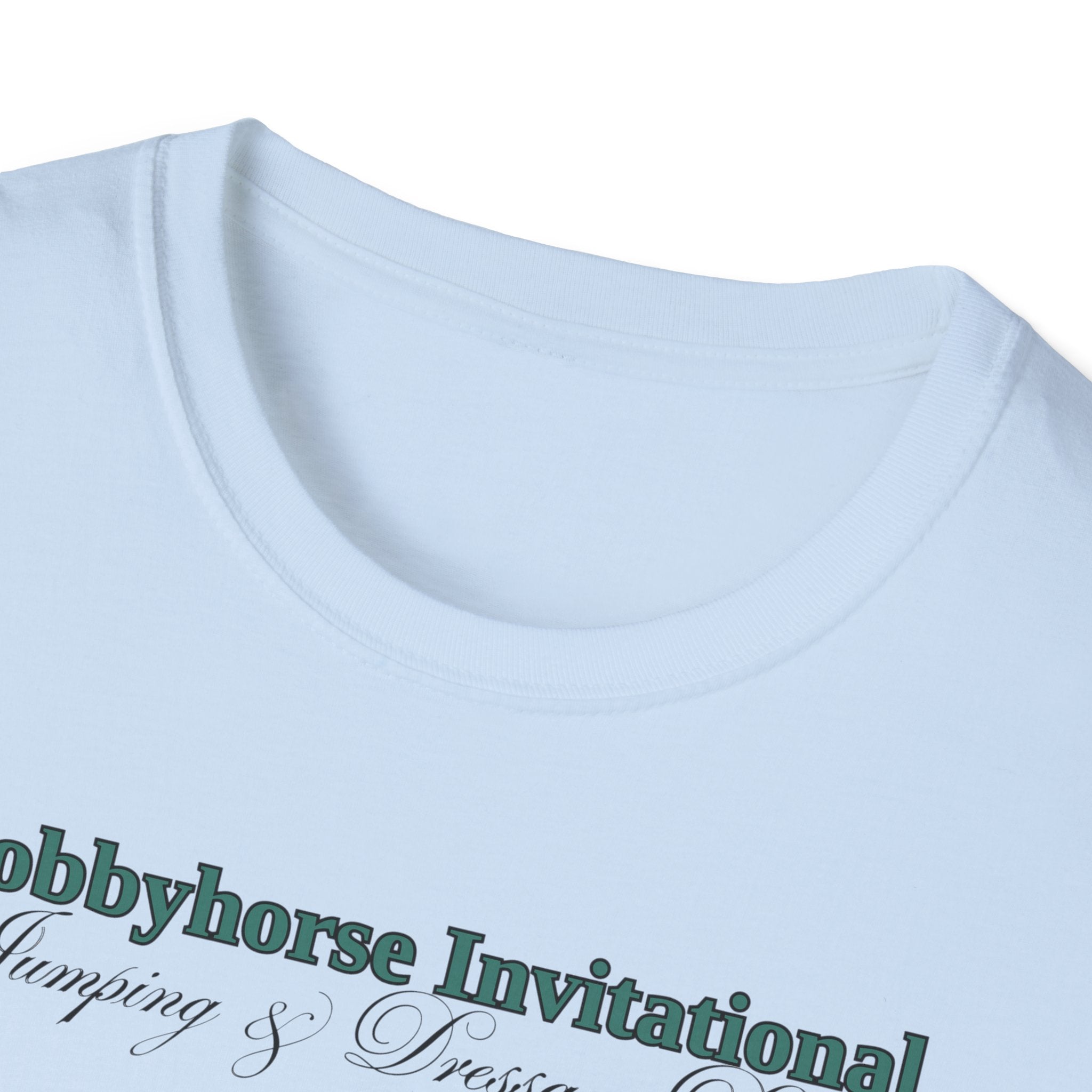 B&G HOBBYHORSE 'Hobbyhorse Invitational' T‑Shirt — Talk Derby To Me;  Horse Riding Tee