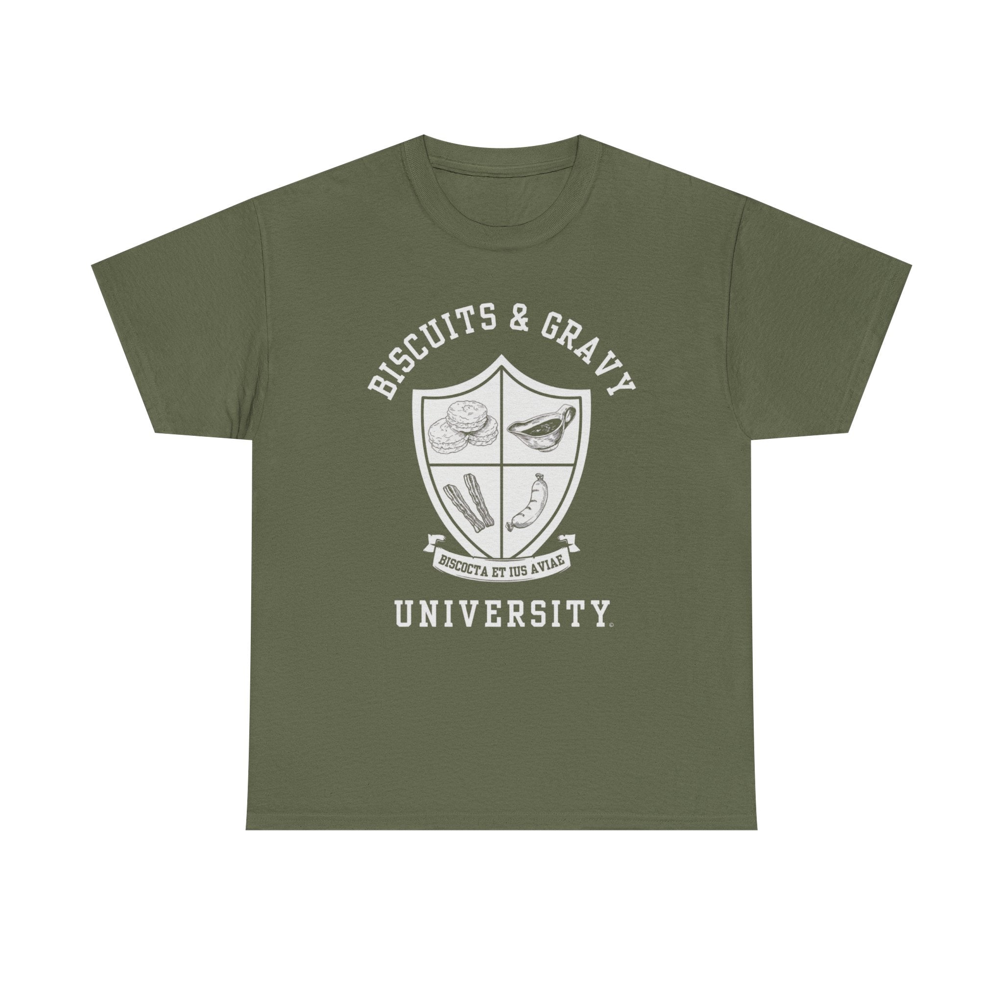 B&G Crest T-Shirt - Biscuits & Gravy University