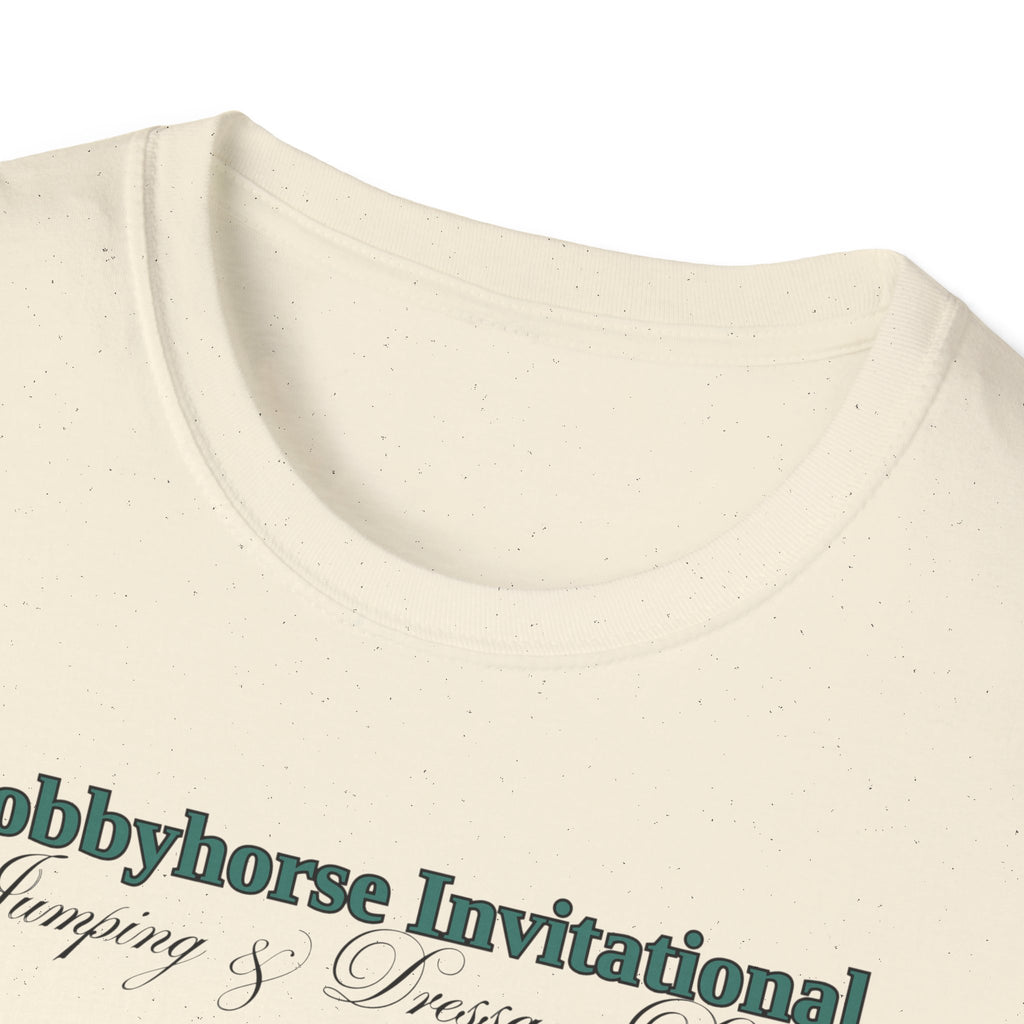 B&G HOBBYHORSE 'Hobbyhorse Invitational' T‑Shirt — Talk Derby To Me;  Horse Riding Tee