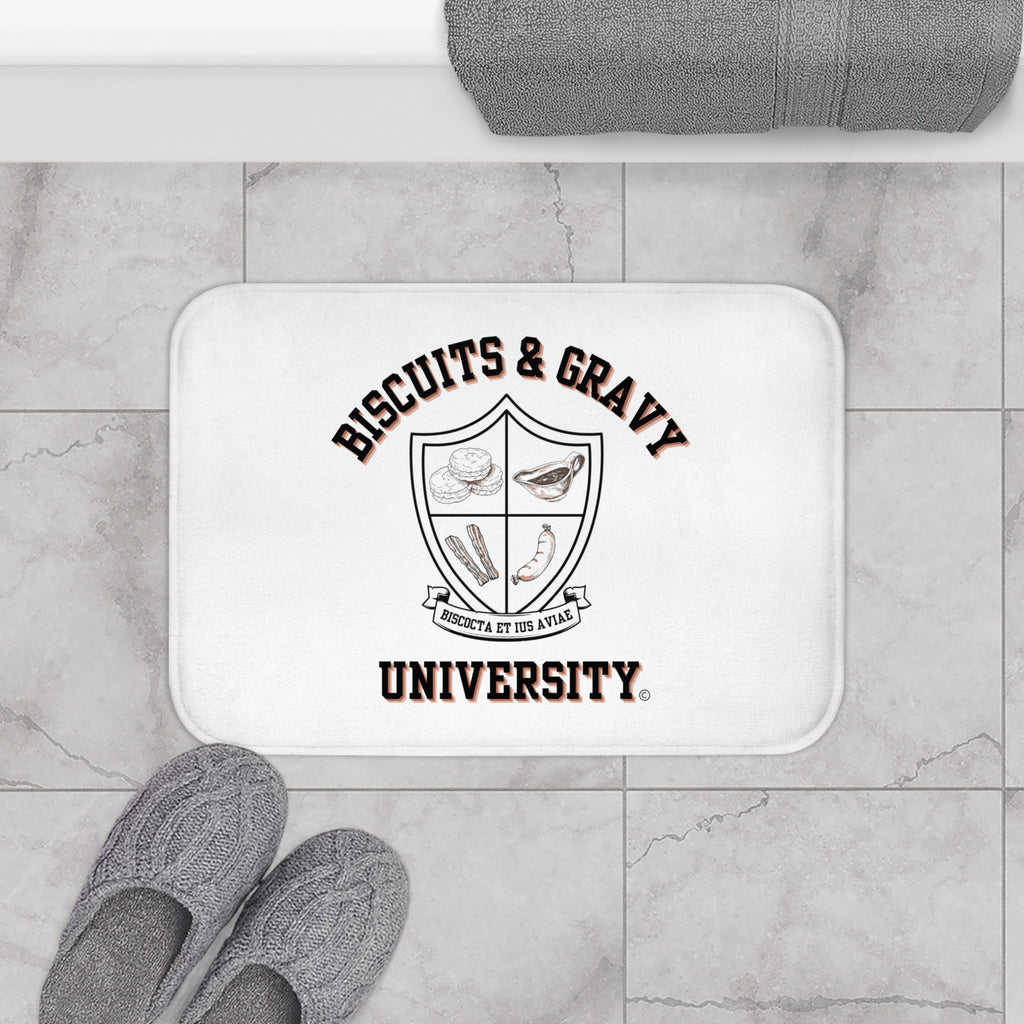 HOME Collection - Bath Mat, Kitchen Mat - Biscuits & Gravy University