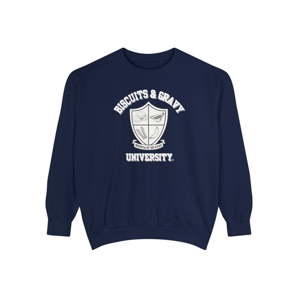 B&G Crest Sweatshirt - Biscuits & Gravy University
