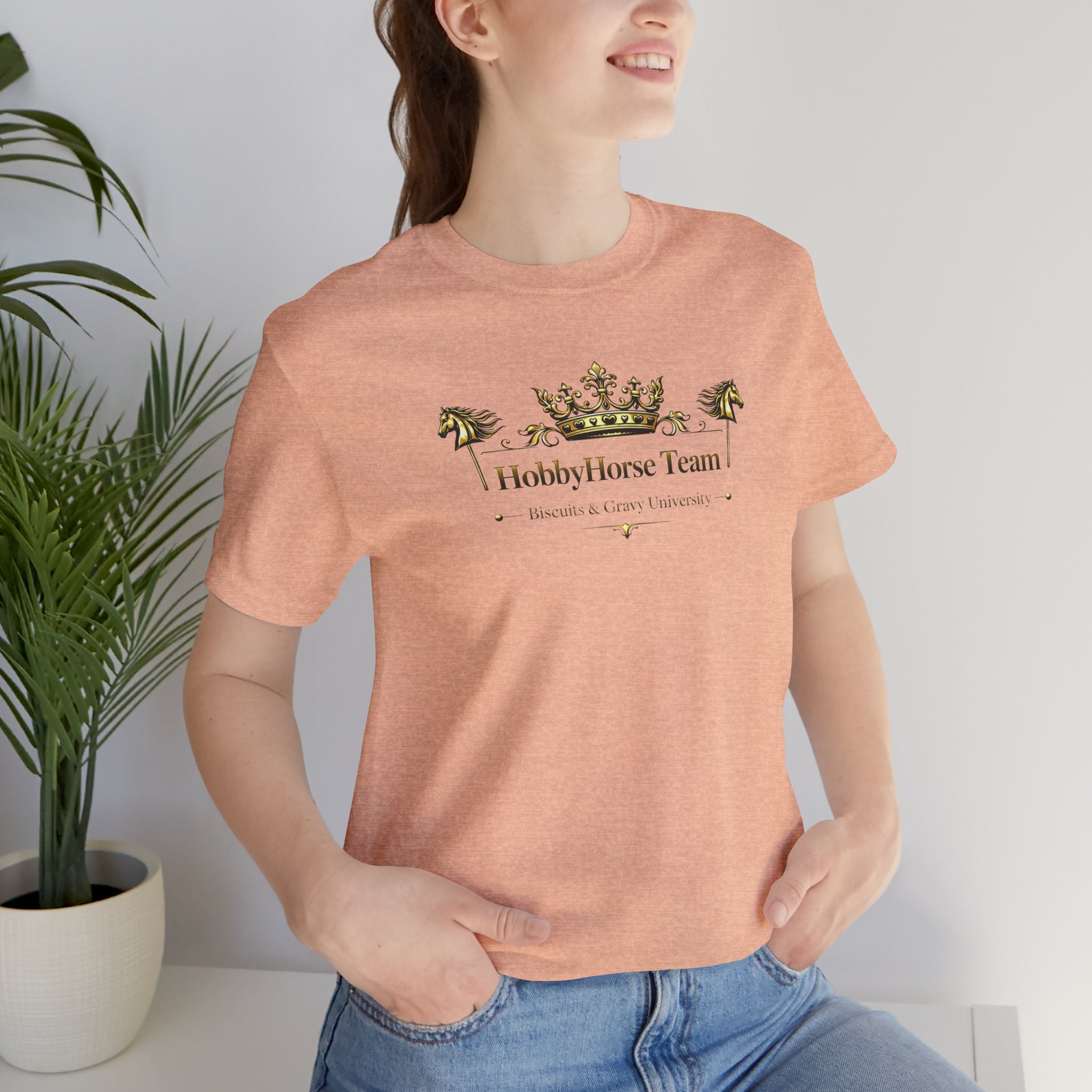 B&G HOBBYHORSE - Team Crown Tee — Equestrian Hobby Horse Riding Shirt