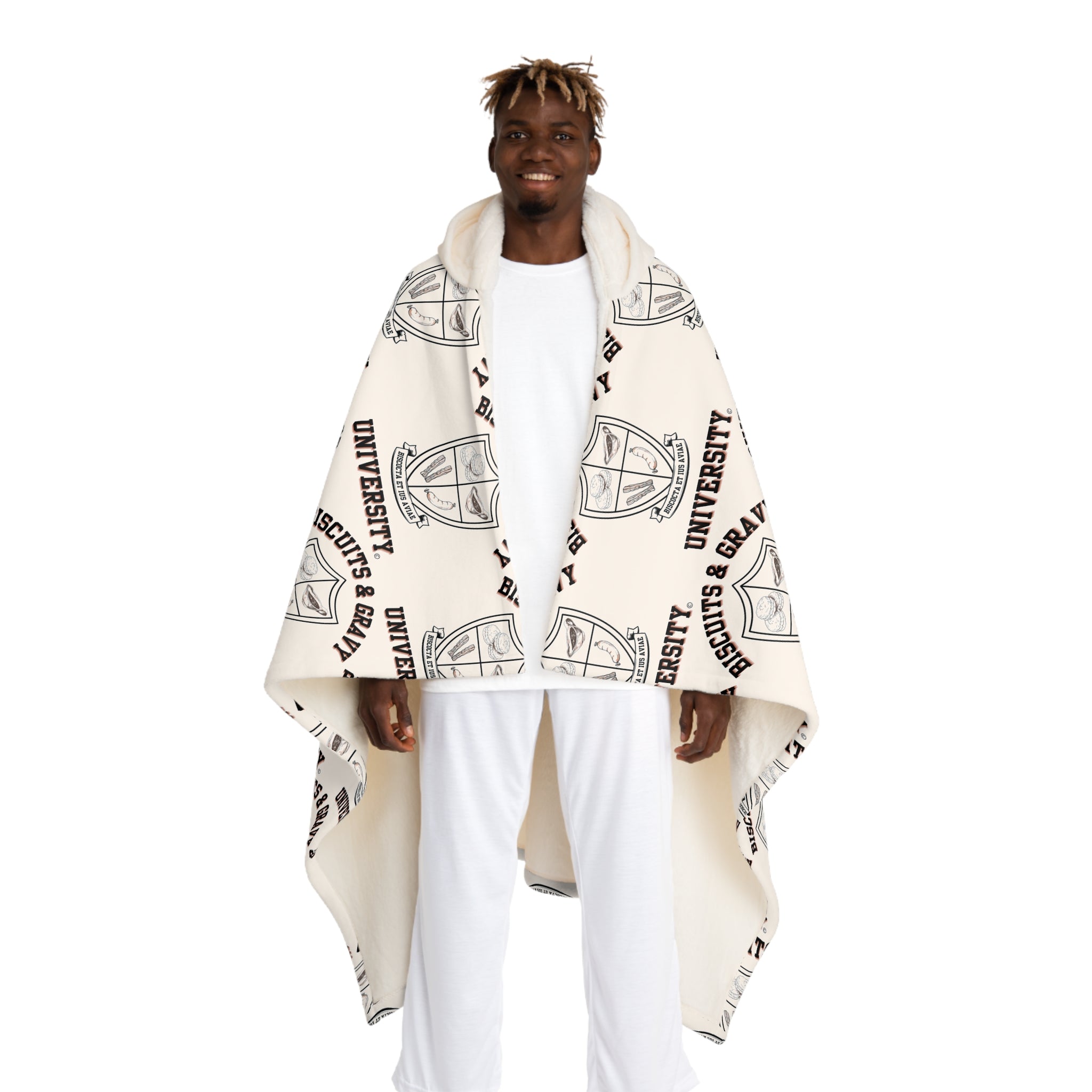 HOME Collection - Blanket; Sherpa Hooded Blanket