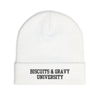 BOOKSTORE Collection - Beanie with Black Embroidered Lettering