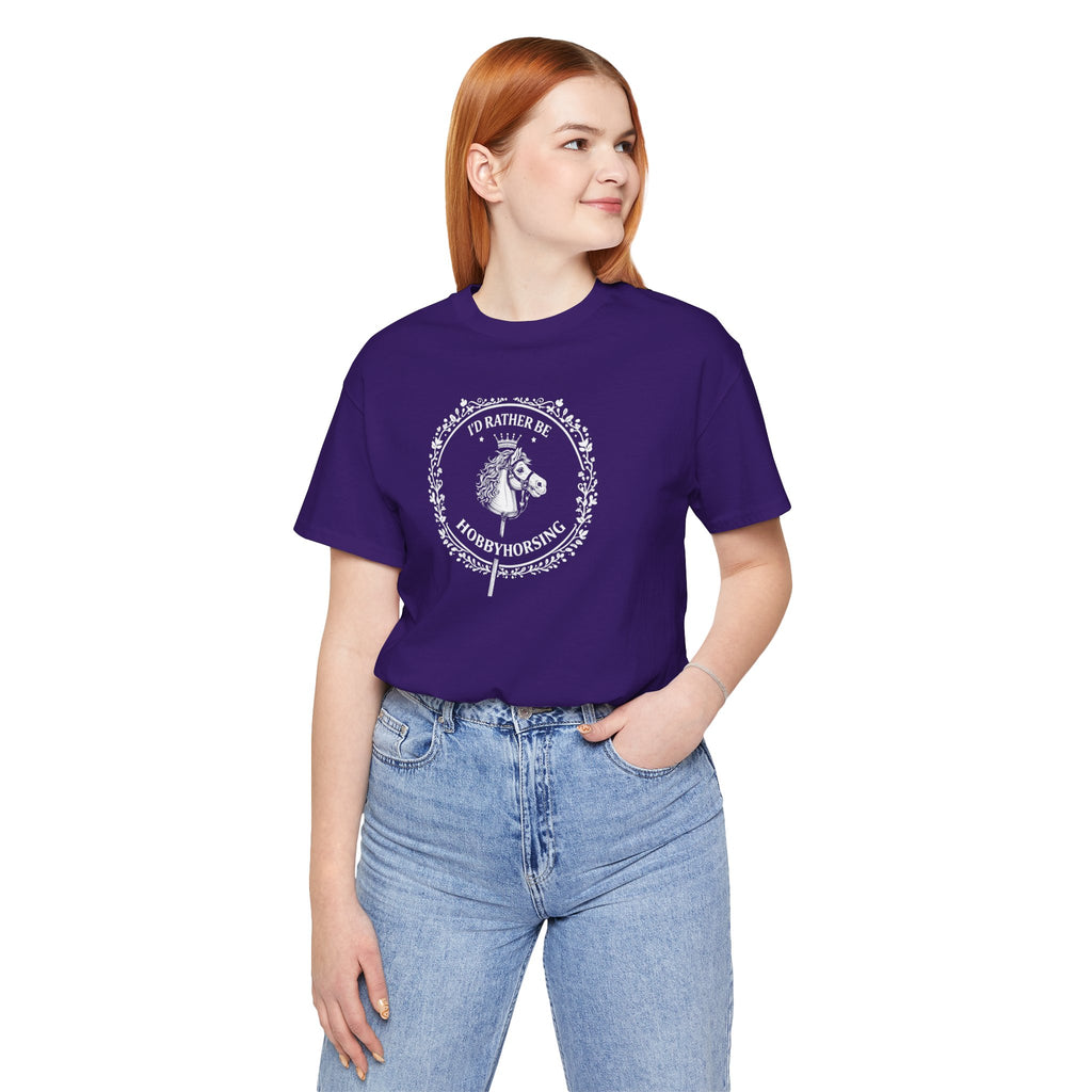B&G HOBBYHORSE - I’d Rather Be HobbyHorsing  — Equestrian Tee