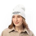 BOOKSTORE Collection - Beanie with Black Embroidered Lettering